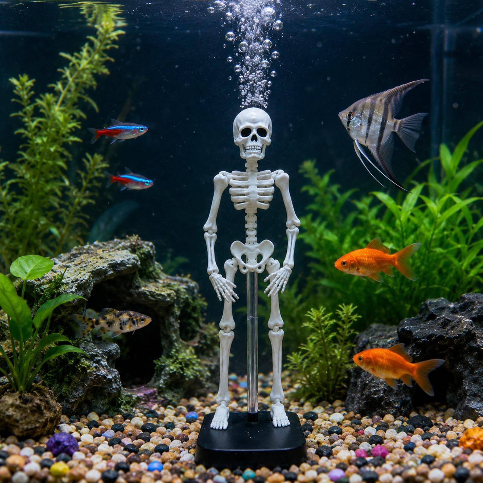 Aquarium Skeleton Decor Hallow - огляд і ціна Aquarium Fish Diseases