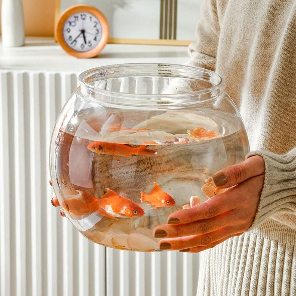 Portable Transparent Fish Tank - огляд і ціна Aquarium Fish Goldfish