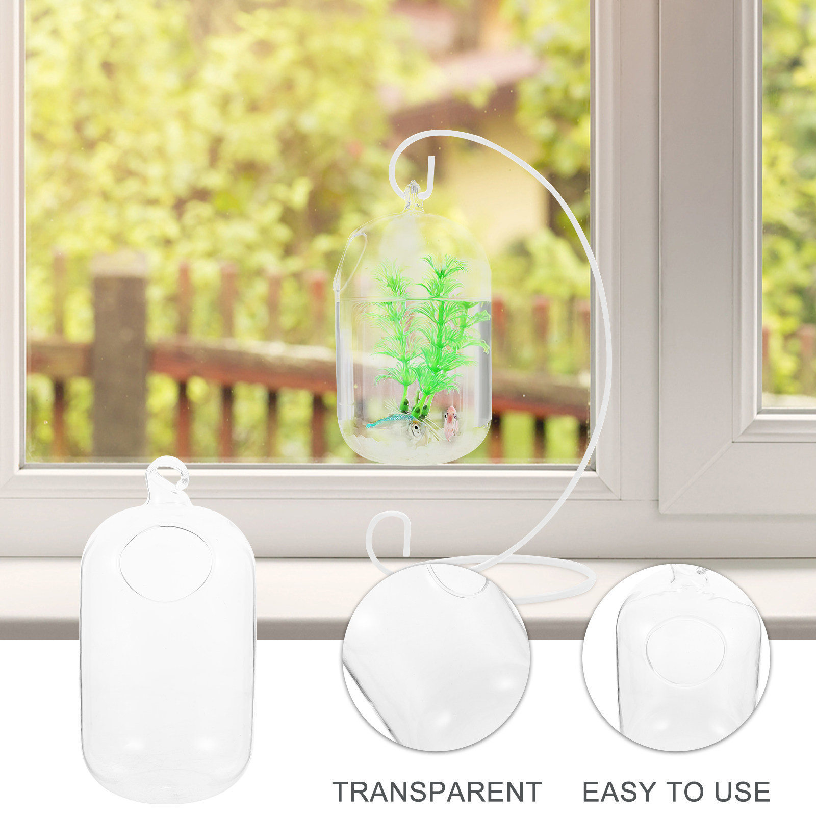 Premium Transparent Glass Fish - огляд і ціна Aquarium Fish Goldfish