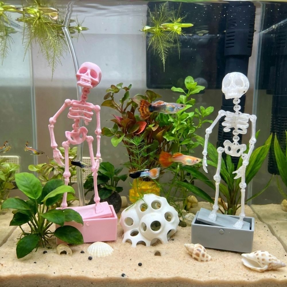 3D Printed Dancing Skeleton Aq - огляд і ціна Aquarium Fish Diseases